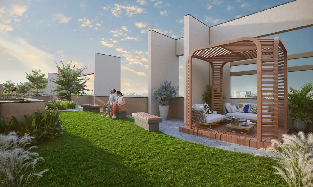 Uppvan sky terrace gazebo